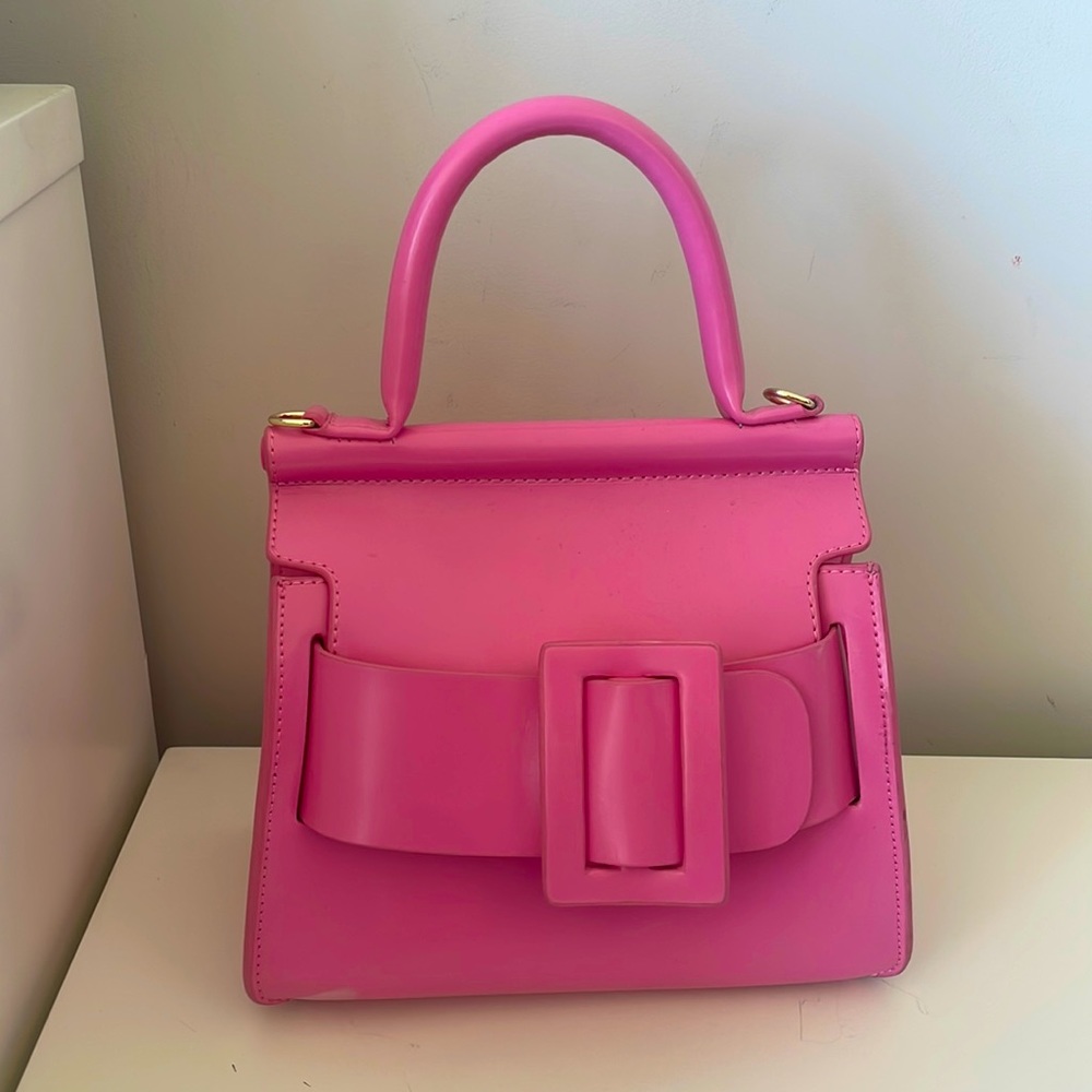 Bubble gum pink handle bag